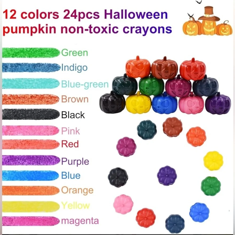Pumpkin Crayon Set 24pc